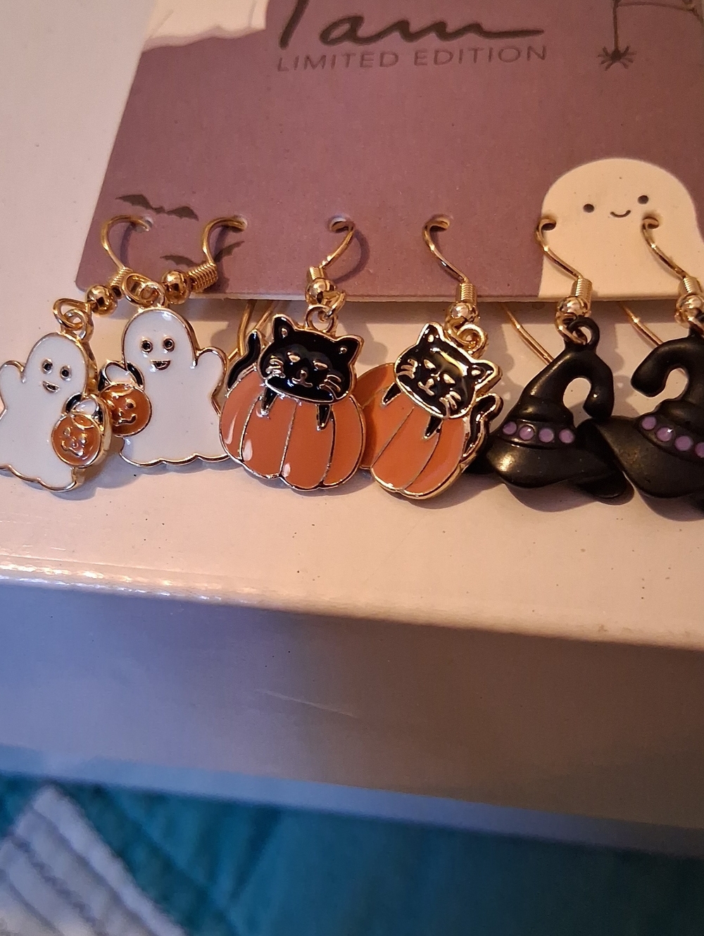3 Pair Halloween Earrings